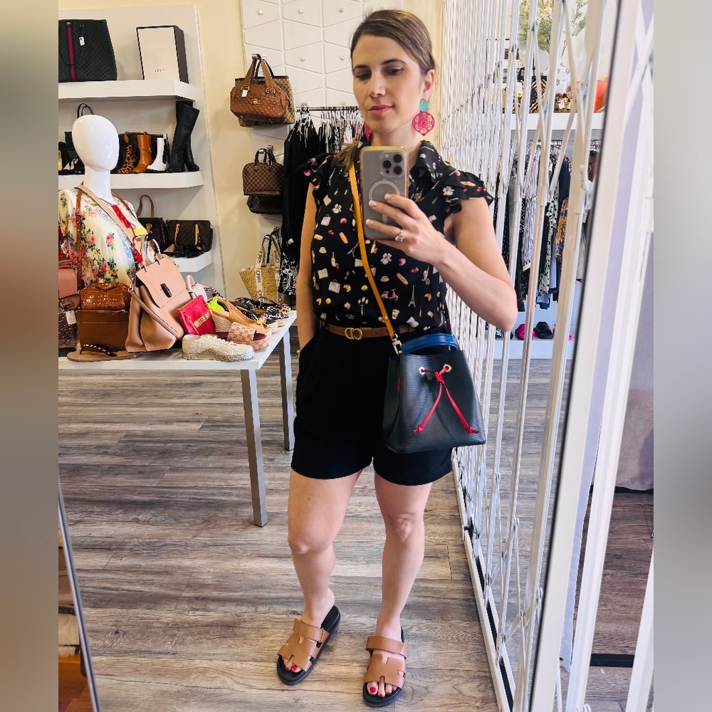 Louis Vuitton Epi Neonoe BB Black/Safran - Picture 15 of 15